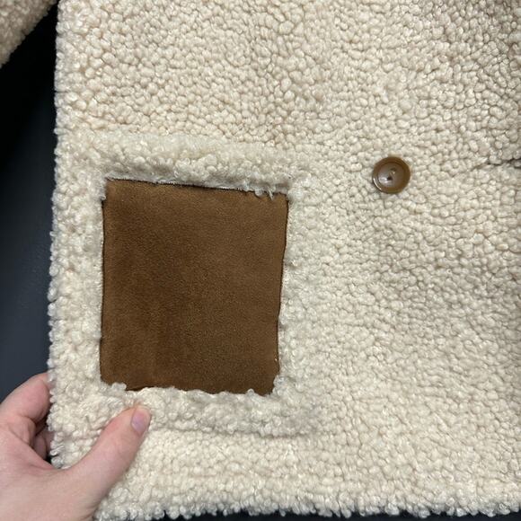 NWOT Stand Studio Chloe Mini Faux Shearling Jacket 10 - Picture 4 of 7